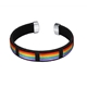 Rainbow Black Threads Bracelet